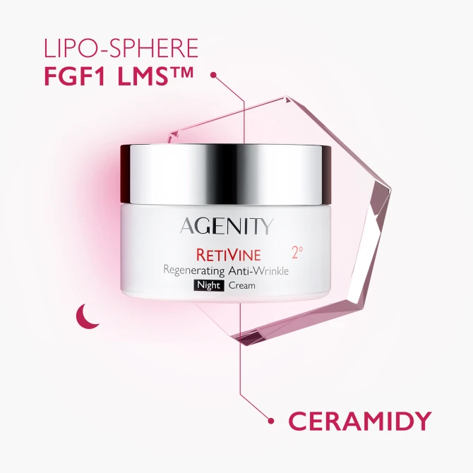 AGENITY RETIVINE 2° Regenerujący Krem Przeciwzmarszczkowy Na Noc - 50ml