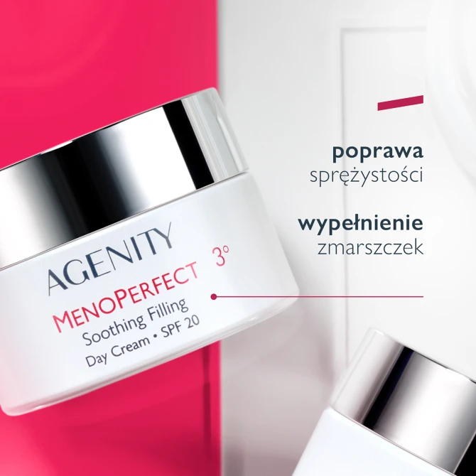 AGENITY MENOPERFECT 3° Łagodzący Krem Wypełniający Na Dzień SPF20 - 50ml