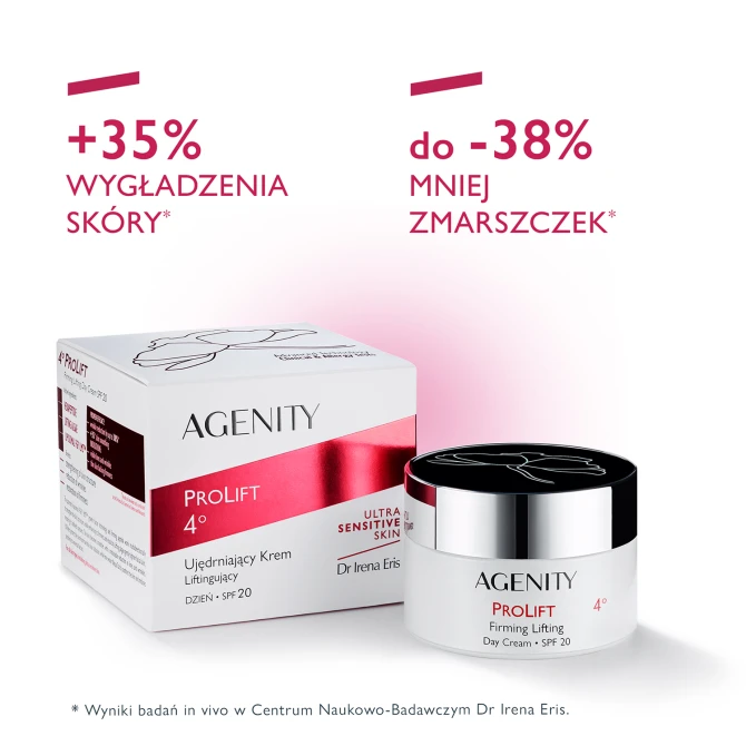 AGENITY PROLIFT 4° Ujędrniający Krem Liftingujący Na Dzień SPF20 - 50ml