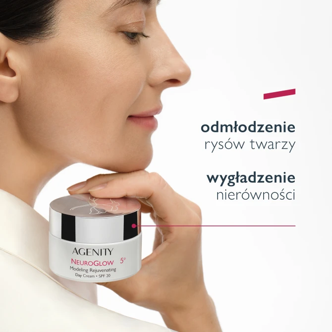 AGENITY NEUROGLOW 5° Modelujący Krem Odmładzający Na Dzień SPF20 - 50ml
