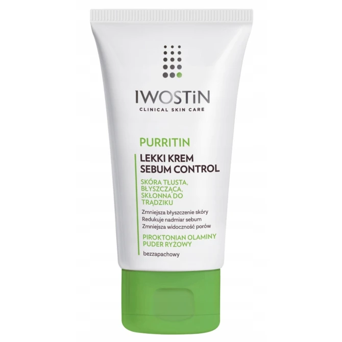 IWOSTIN PURRITIN Lekki Krem Sebum Control 60ml nowa formuła
