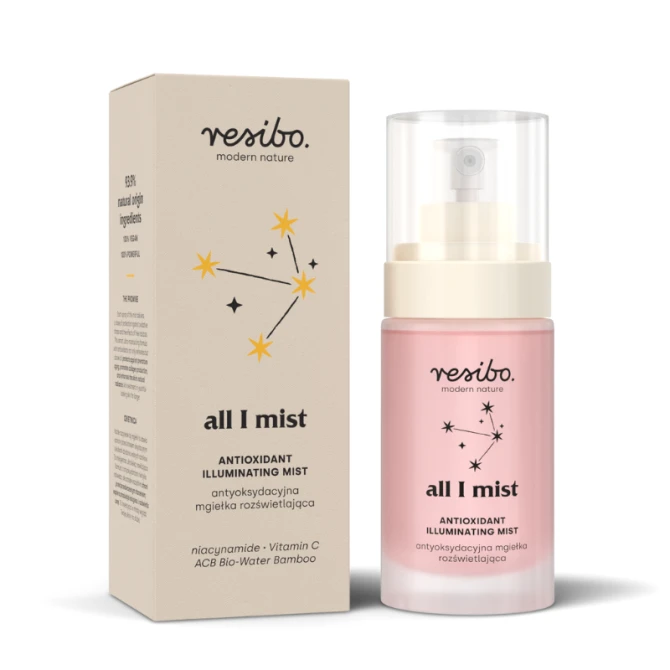 RESIBO ALL I MIST antyoksydacyjna mgiełka rozświetlająca - 30ml (id: 76068)