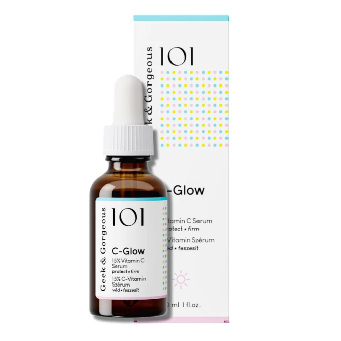 Geek and Gorgeous C-Glow - antyoksydacyjne serum do twarzy z 15% witaminą C - 30 ml (id: 77361)