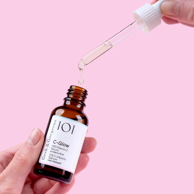 Geek and Gorgeous C-Glow - antyoksydacyjne serum do twarzy z 15% witaminą C - 30 ml (id: 77361)
