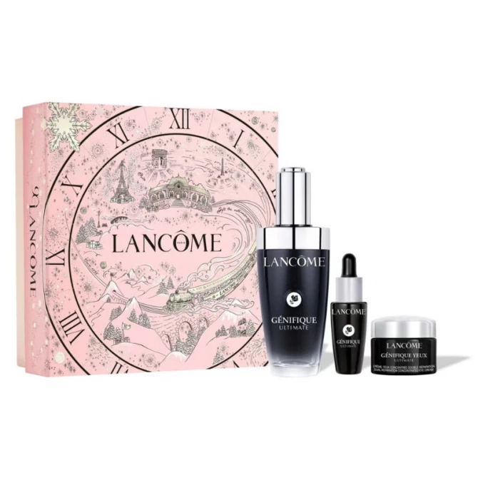 Lancome Genifique Ultimate Zestaw: serum 50 ml + serum 10 ml + krem pod oczy 5 ml (id: 77433)