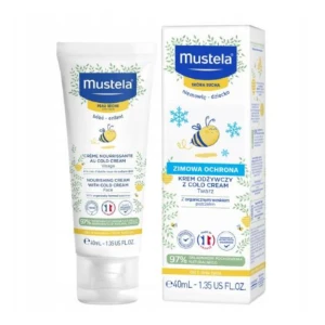 MUSTELA ZIMOWA OCHRONA Krem odżywczy z Cold Cream Twarz - 40ml