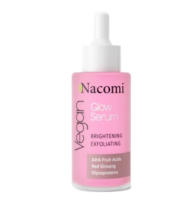 NACOMI Vegan Glow Serum serum rozjaśniająco złuszczające - 40ml	