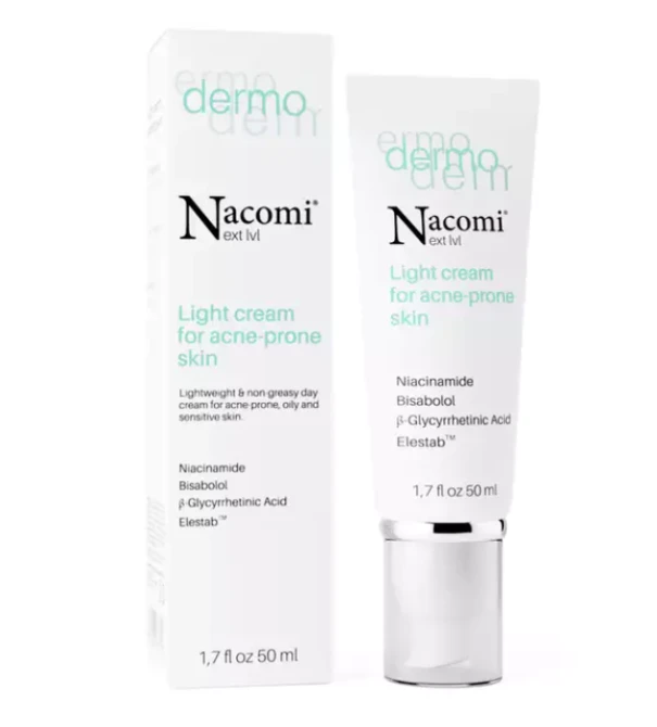 NACOMI Lekki Krem Do Skóry Trądzikowej - 50ml
