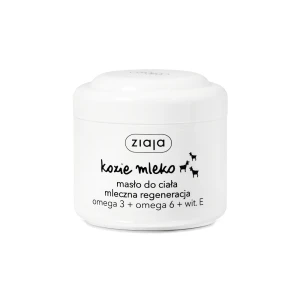 Ziaja Kozie Mleko masło do ciała mleczna regeneracja Omega 3 + Omega 6 + Witamina E 200ml