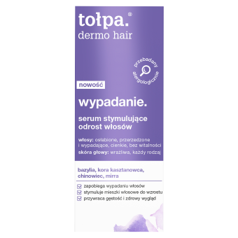 TOŁPA Dermo Hair Wypadanie Wzmacniające Serum Stymulujace Odrost Włosów - 100 ml