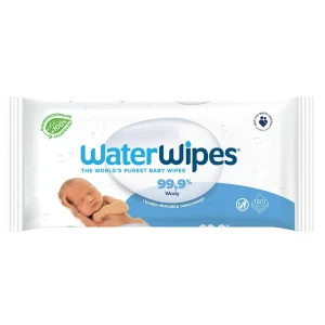 WaterWipes BIO, Chusteczki nawilżane dla noworodków i niemowląt 60 szt.