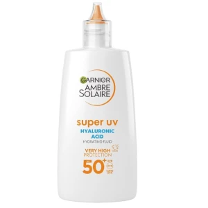 Garnier Ambre Solaire Super UV fluid ochronny do twarzy przeciw przebarwieniom SPF50+ 40ml
