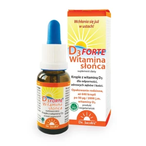 Dr Jacobs D3 Forte Witamina Słońca suplement diety w kroplach 20ml