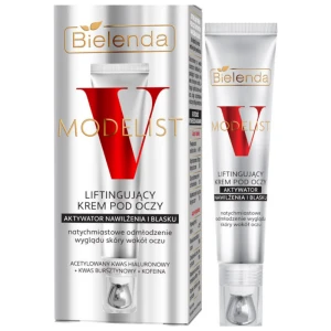 BIELENDA V-MODELIST Liftingujący krem pod oczy, aktywator nawilżenia i blasku 15 ml