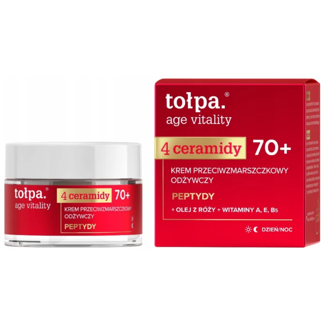 Tołpa AGE VITALITY krem do twarzy przeciwzmarszczkowy, odżywczy 70+ - 50ml (id: 78066)