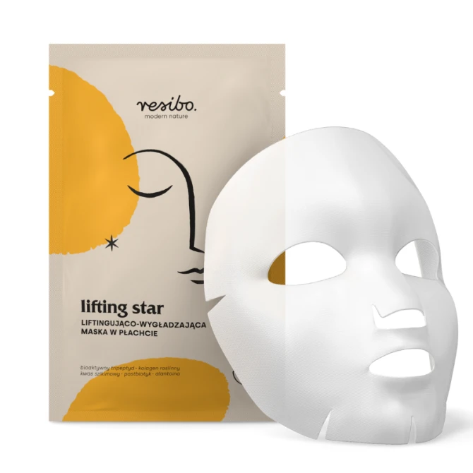 Resibo LIFTING STAR liftingująco-wygładzająca maska w płachcie - 21 ml