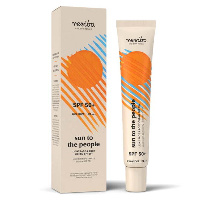 Resibo SUN THE PEOPLE Lekki krem do twarzy i ciała SPF 50 - 50ml (id: 77711)