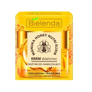 BIELENDA Manuka Honey Nutri Elixir Odżywczo-nawilżający krem na dzień i na noc cera sucha i wrażliwa 50 ml