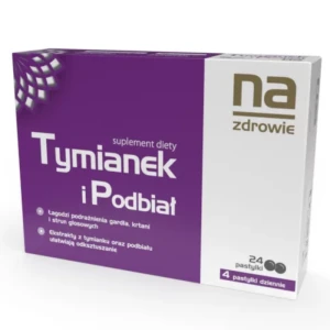NA ZDROWIE Tymianek i Podbiał pastylki - 24szt.
