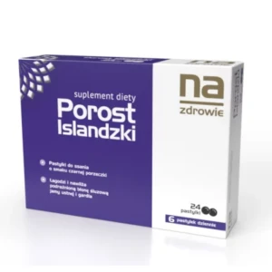 NA ZDROWIE Porost Islandzki - 24 pastylek do ssania