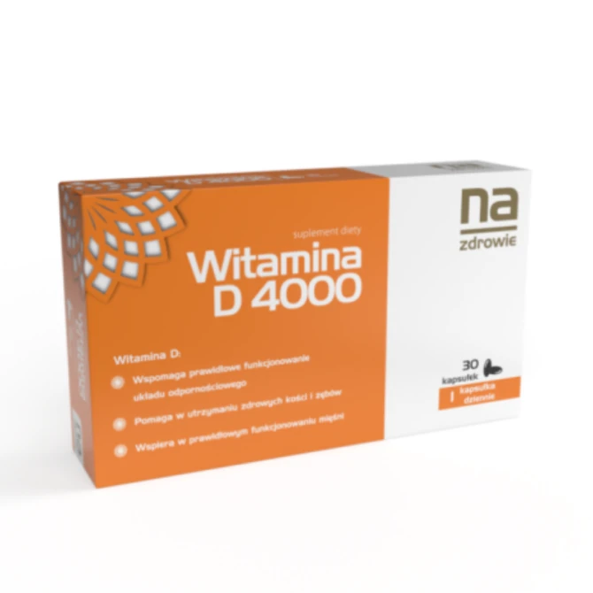 NA ZDROWIE Witamina D3 4000 - 30 kapsułek