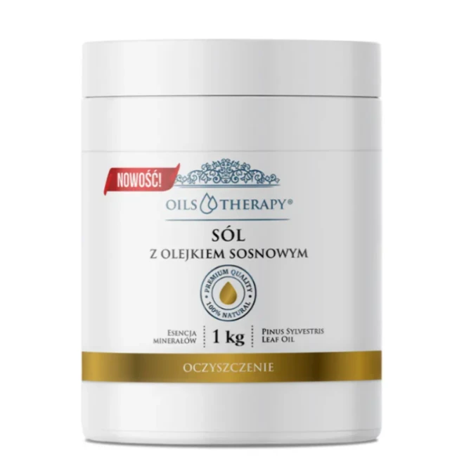 OPTIMA NATURA Naturalna Sól z Olejkiem Sosnowym Oczyszczenie - 1 kg