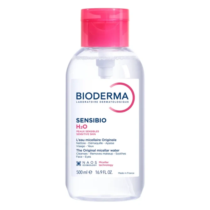 BIODERMA SENSIBIO H2O Woda Micelarna Do Oczyszczania Twarzy i Demakijażu