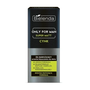 BIELENDA Only For Man Super Matt żel nawilżający przeciw błyszczeniu się skóry 50ml