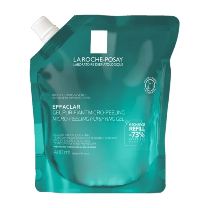 LA ROCHE-POSAY EFFACLAR MICRO-PEELING ŻEL REFILL - 400ML