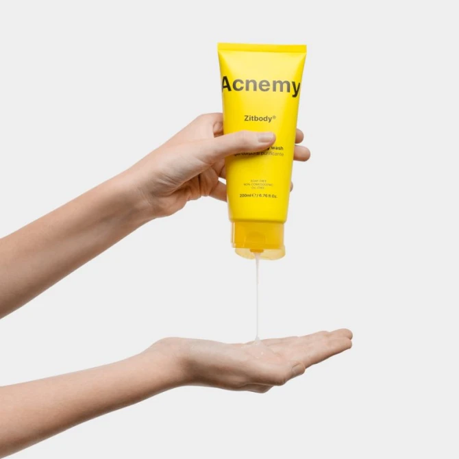 ACNEMY Zitbody - żel do mycia ciała z kwasami - 200ml