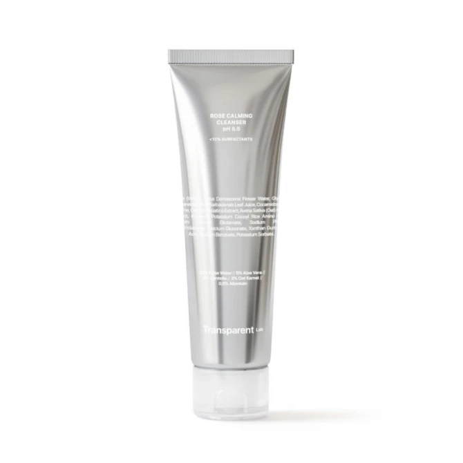 Transparent Lab Rose Calming Cleanser pH 5.5 - delikatny różany żel do mycia twarzy pH 5,5 - 150ml
