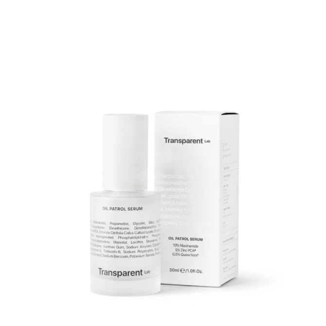 Transparent Lab Oil Patrol Serum - serum matujące do twarzy do skóry tłustej i mieszanej - 30ml