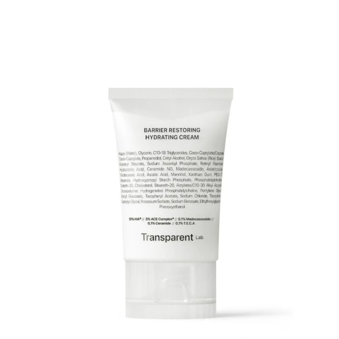 Transparent Lab Barrier Restoring Hydrating Cream - nawilżający krem do twarzy - 50ml
