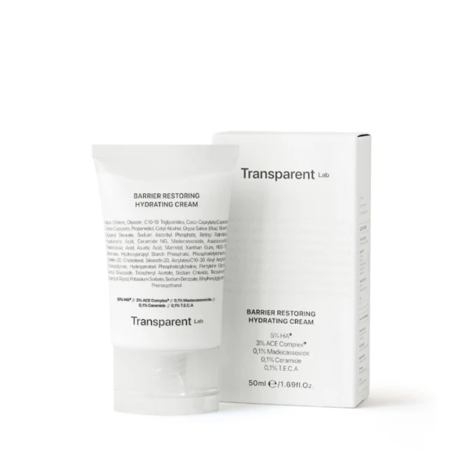 Transparent Lab Barrier Restoring Hydrating Cream - nawilżający krem do twarzy - 50ml