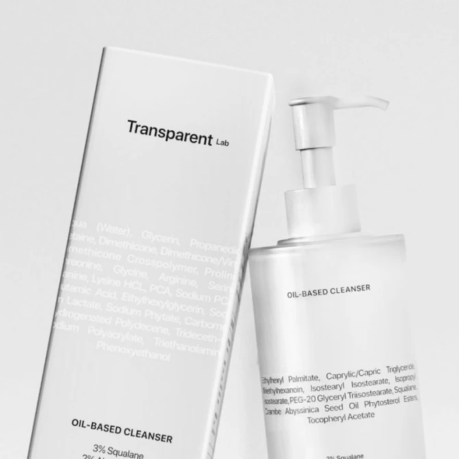 Transparent Lab Oil Based Cleanser - olejek dogłębnie oczyszczający do demakijażu twarzy - 200ml