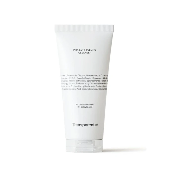 Transparent Lab PHA Soft Cleanser - oczyszczająco-złuszczający żel do mycia twarzy - 150ml