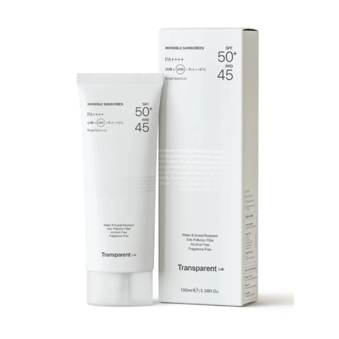 Transparent Lab Invisible sunscreen SPF50+ - niewidoczny krem przeciwsłoneczny SPF50+ - 100ml