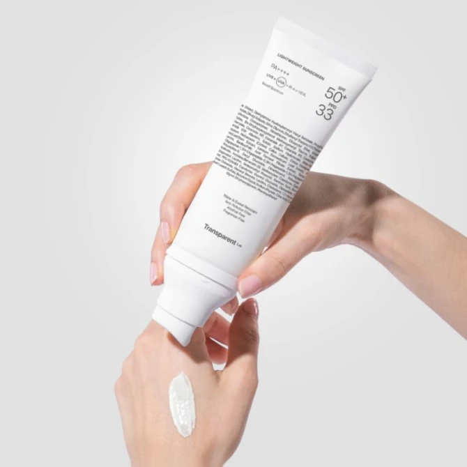 Transparent Lab Lightweight sunscreen SPF50+ - lekki krem przeciwsłoneczny SPF50+ - 100ml