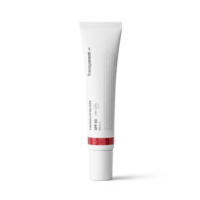 Transparent Lab Lip Gloss Cherry SPF50 - balsam do ust - 15ml