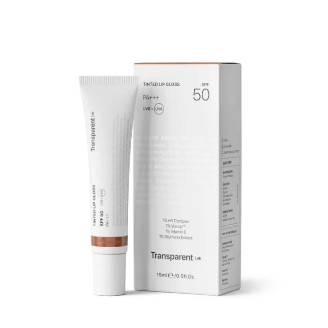 Transparent Lab Lip Gloss Terracotta SPF50 - balsam do ust - 15ml