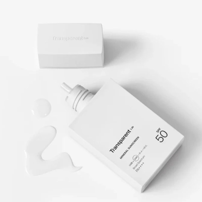 Transparent Lab Mineral Sunscreen - mineralny krem z filtrem SPF50 - 100ml