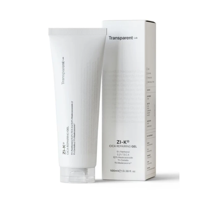 Transparent Lab ZI-K Cica Repairing Gel - regenerujący żel do twarzy i ciała - 100ml