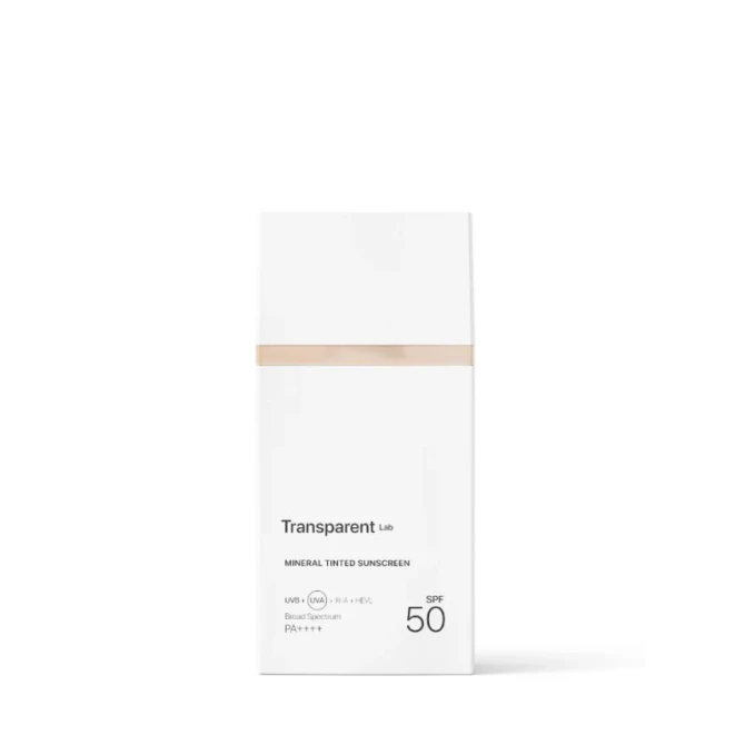 Transparent Lab Mineral Tinted Sunscreen Light - mineralny krem z filtrem SPF50 Light - 100ml
