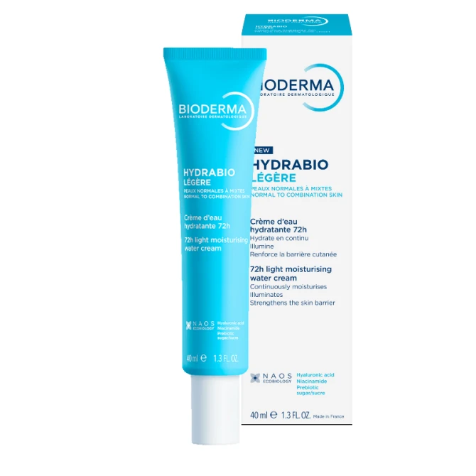 BIODERMA HYDRABIO LÉGÈRE - Lekki krem nawilżający z kwasem hialuronowym i niacynamidem - 40ml NOWOŚĆ