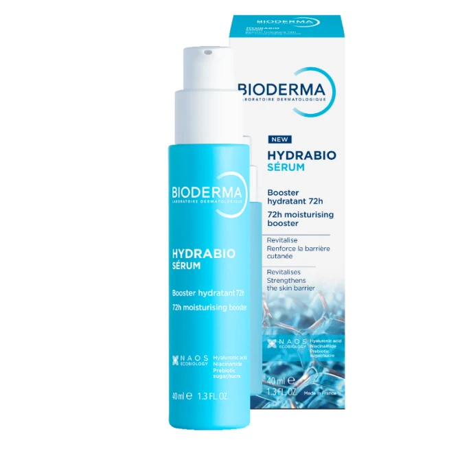 BIODERMA HYDRABIO Serum - 72 h booster nawilżenia z kwasem hialuronowym i niacynamidem -40 ml NOWOŚĆ