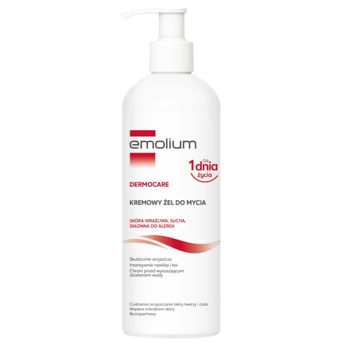 EMOLIUM DERMOCARE Kremowy Żel Do Mycia Skóra Wrażliwa - 400ml