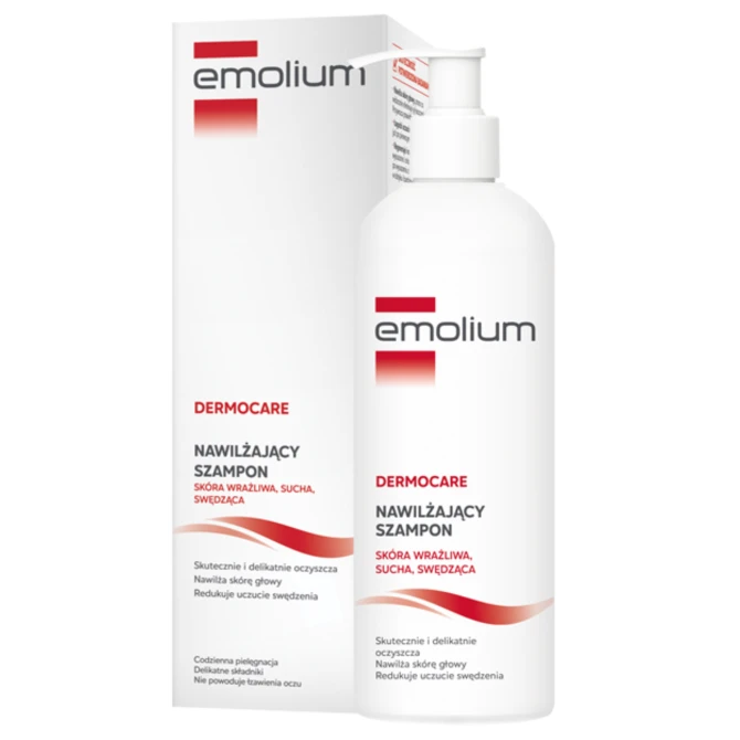EMOLIUM DERMOCARE Nawilżający Szampon Skóra Wrażliwa - 400ml