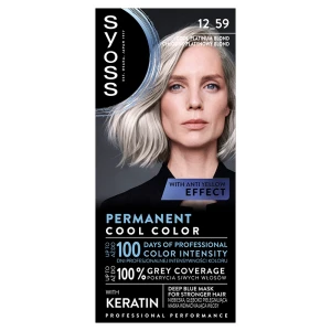 Syoss Cool Blonds rozjaśniacz do włosów 12_59 Chłodny Platynowy Blond