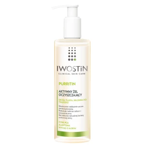 IWOSTIN PURRITIN Aktywny Żel Oczyszczający Do Mycia Twarzy - 300ml                           