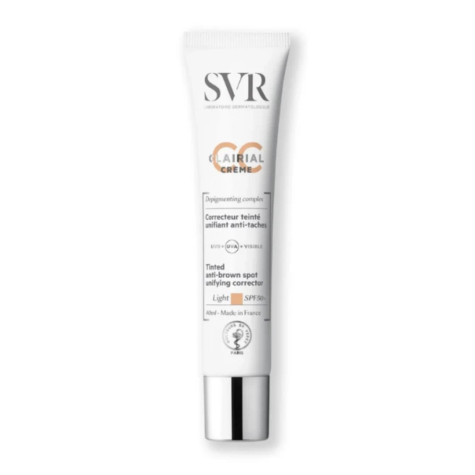 SVR CLAIRIAL CC krem koloryzujący SPF50+ LIGHT - 40ml